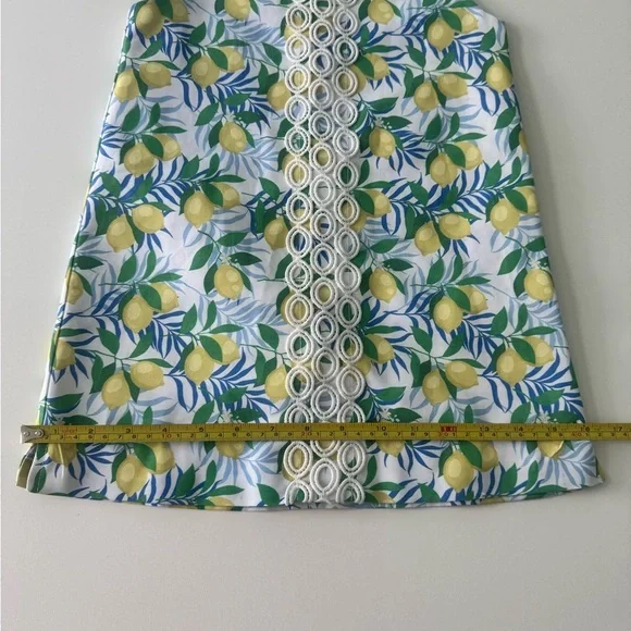 Girls Lemon Print Sleeveless Dress Perfect for a European or Coastal Vacay - Picture 10 of 11